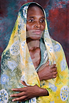 African woman portrait