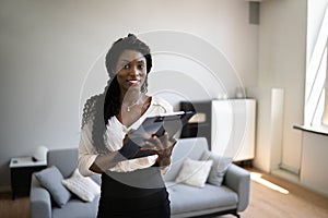 African Woman Real Estate Loan Appraiser photo