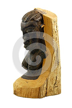 African wooden statue