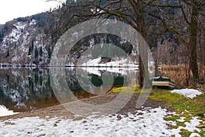 Afritzer See Lake in Carinthia, Austria