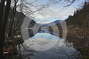 Afritzer See Lake in Carinthia, Austria