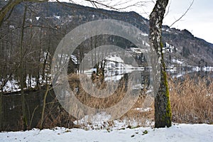 Afritzer See Lake in Carinthia, Austria