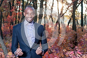 Afro american business man portrait05