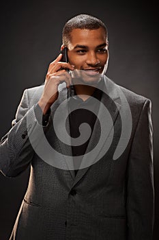 Afro-american businessman