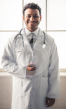 Afro American doctor