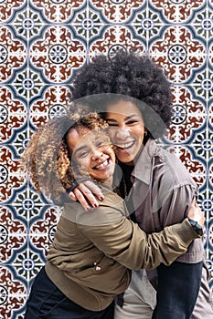Afro Friends Portrait