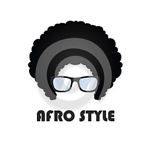 Afro Style Logo Vector Design photo