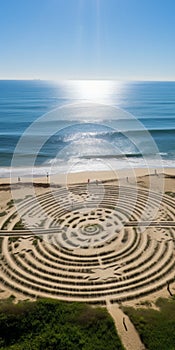 Afrofuturism-inspired Solarizing Labyrinth: Land Art In Montauk, New York