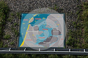 Afsluitdijk holland dams on the North Sea