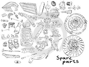 Aftermarket spare parts photo