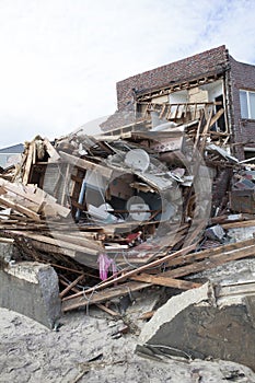 Aftermath hurricane Sandy