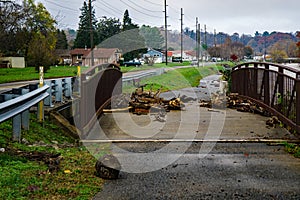 Aftermath of the Roanoke River Greenway Flooding