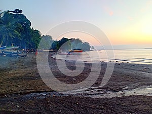 Afternoon activities on the beach at fishermen village.