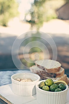 Afternoon antipasto, it's the good life