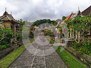afternoon in the cleanest village of panglipuran baliÃ¯Â¿Â¼ photo