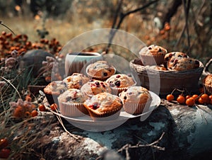 In the afternoon hours, enjoying a picnic outdoors and savoring delicious desserts