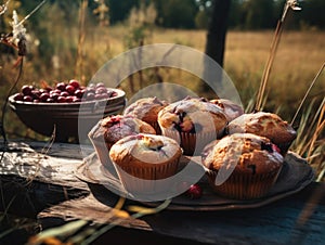 In the afternoon hours, enjoying a picnic outdoors and savoring delicious desserts