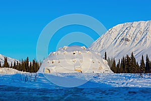 Afternoon landscape in Denali National Park and Preserve