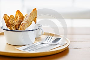 Sliced Croissant Light Meal