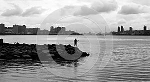 Afternoon Rock Fishing at the Fisherman`s Wharf