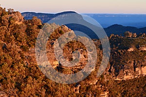 A view in the Blue Mountains at Katoomba