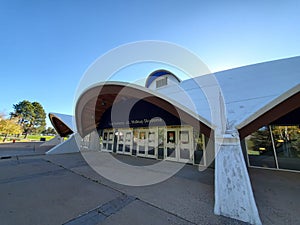 Afternoon sunny view of the J. Lawrence Walkup Skydome