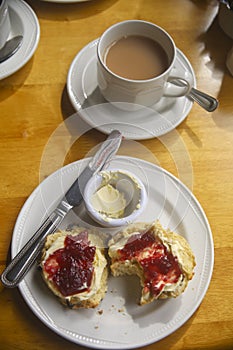 Afternoon Tea at Clan Donald, Skye, Scotland, UK. photo