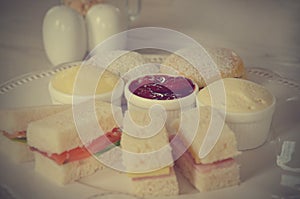 Afternoon tea (Filtered image processed vintage effect)