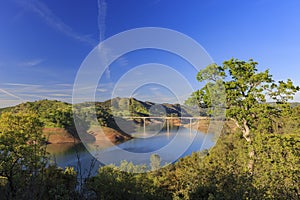 Afternoon view of the beautiful Don Pedro Reservoir