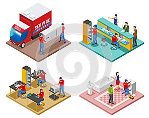 Aftersales Service Isometric Set