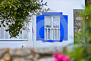 Afytos Greece - old house window