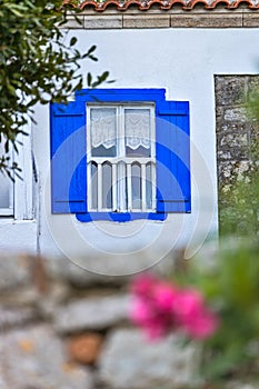 Afytos Greece - old house window