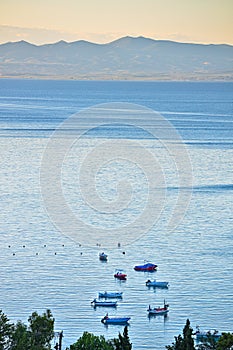 Afytos harbor in Greece