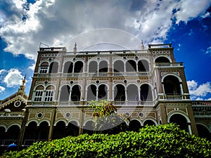Aga khan palace,pune. Aga Khan palace was constructed by  Sir Sultan Muhammed Shah Aga Khan lll ,in year 1892