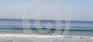 Agadir beach view in sunny day