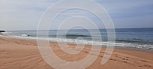 Agadir beach view in sunny day