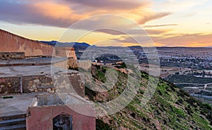 Agadir Fortress at sunrise, Morocco