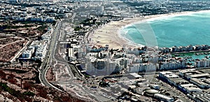 Agadir, the quiet city with a golden beach