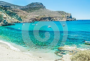 Agali beach in Folegandros Island, Greece