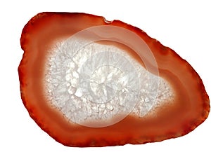 Agate geode geological crystals