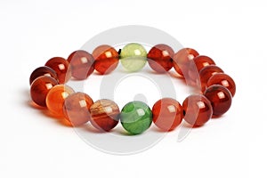 Agate, jasper bracelet