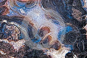 Agate motley close up