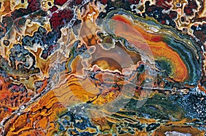 Agate with natural colors