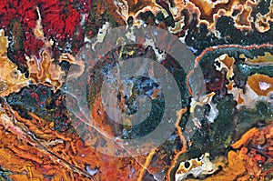 Agate with natural colors