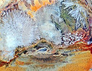 Agate with natural colors