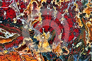 Agate with natural colors