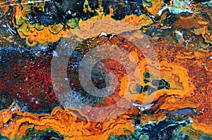 Agate with natural colors