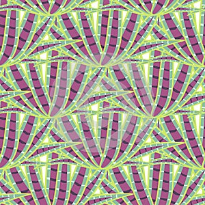 Agave succulent desert seamless pattern