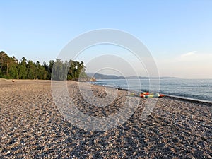 Agawa Bay Beach During Evening