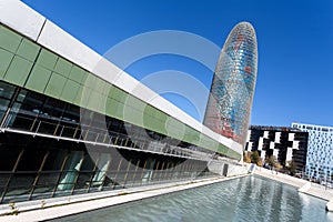 Agbar tower and pond